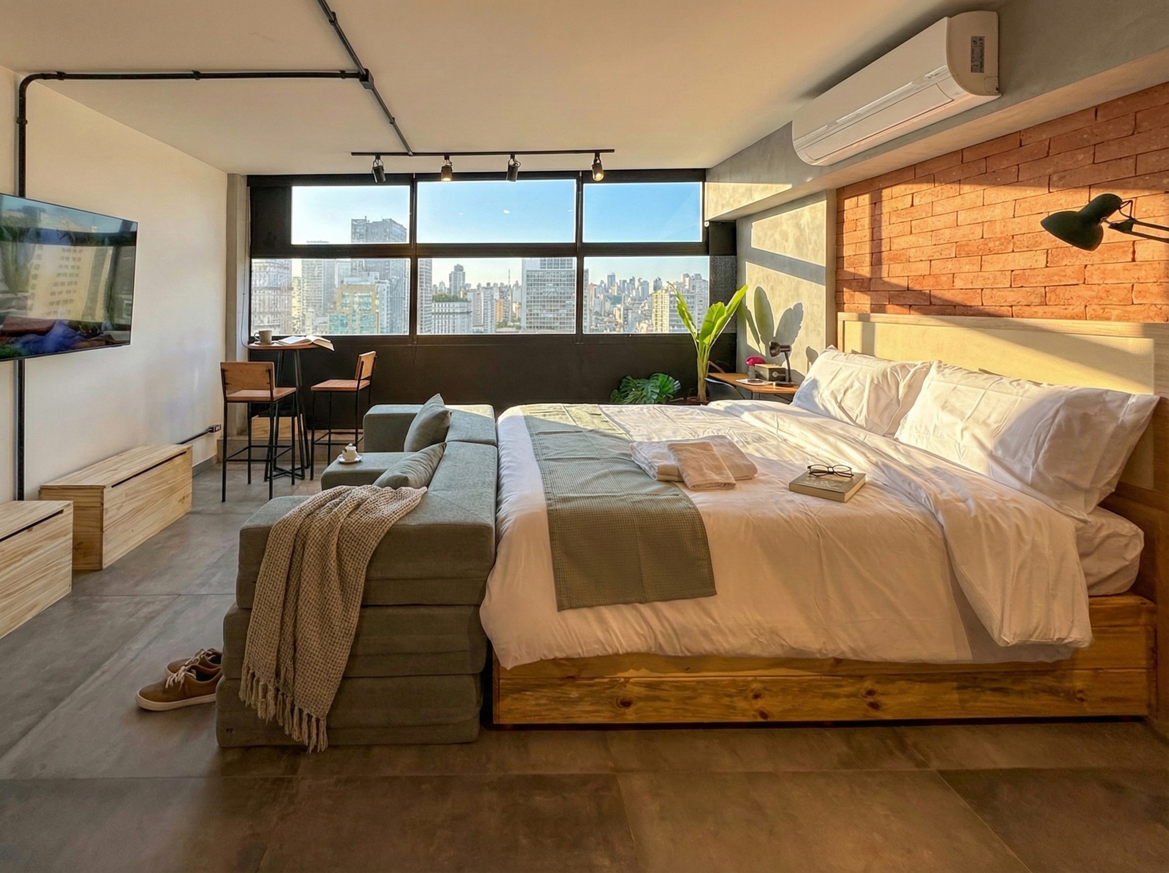 Loft industrial no Mirante do Vale - 28° andar